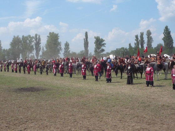 Seregszemle - felsorakozás