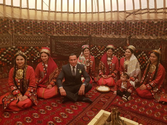 Türkmen  nokkel jurta