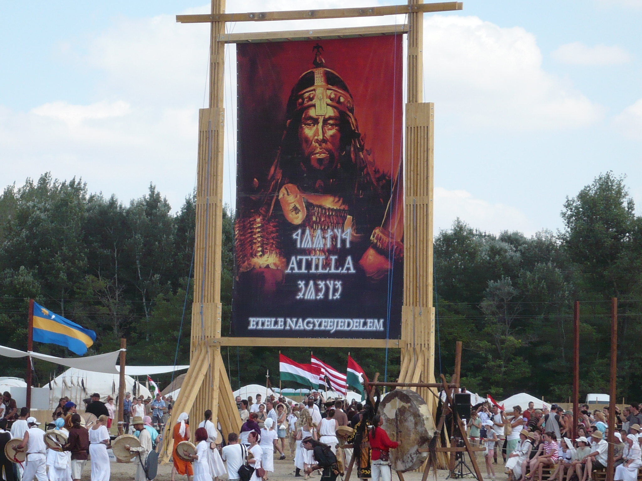 Az Atilla kapu felavatása a Kurultaj - Magyar Törzsi Gyűlésen