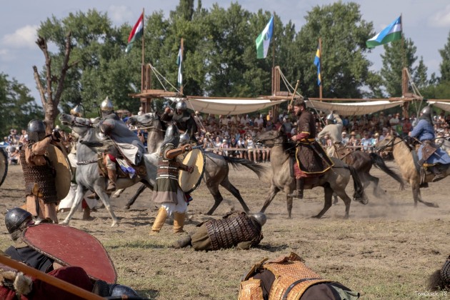2018. évi Kurultaj - Csatajelenet - a pozsonyi csata 1111 éves évfordulója